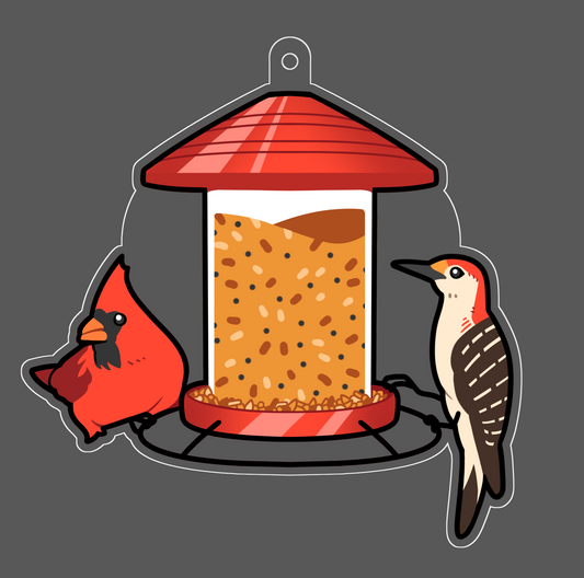 Bird Feeder Shaker Charm