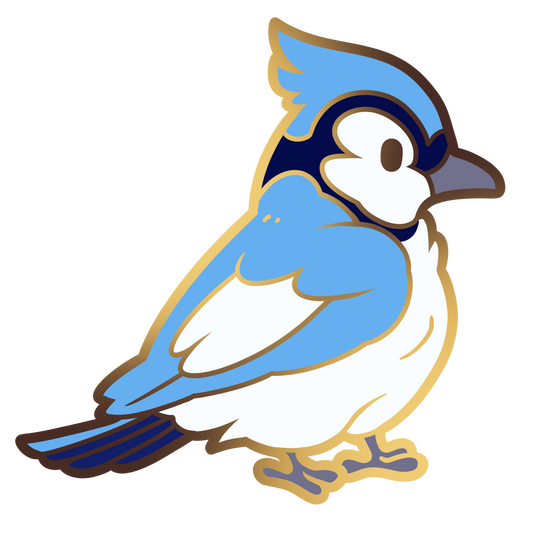 Blue Jay Enamel Pin