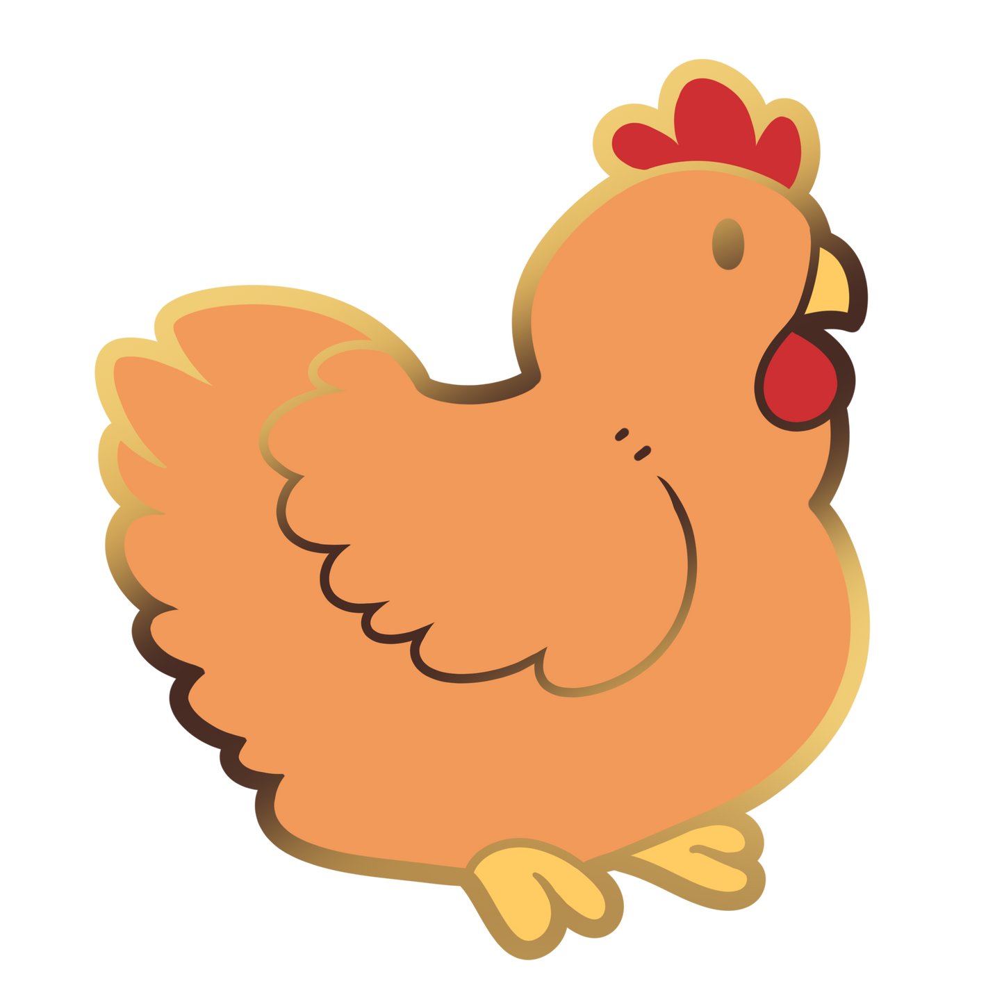 Chicken Enamel Pin