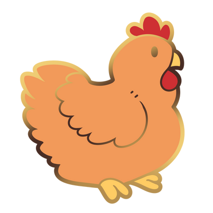 Chicken Enamel Pin