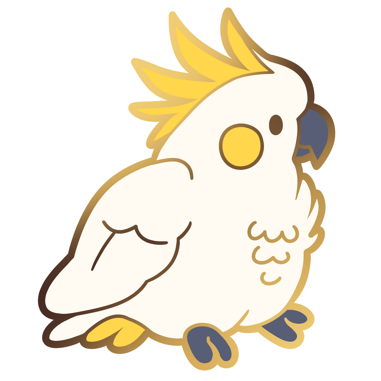 Cockatoo Enamel Pin