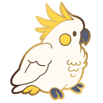 Cockatoo Enamel Pin