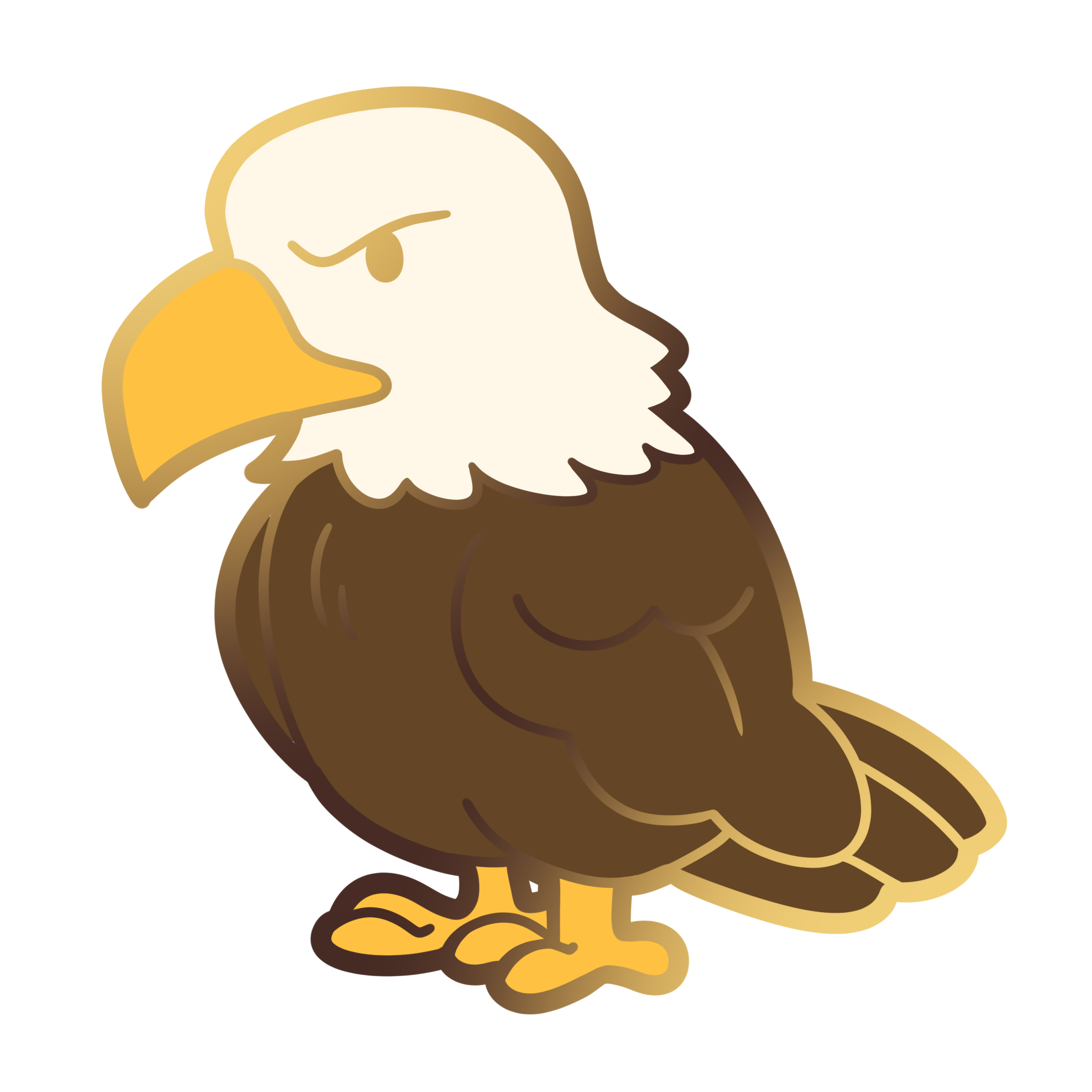 Bald Eagle Enamel Pin – AVIANTE