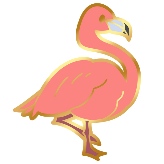 Flamingo Enamel Pin