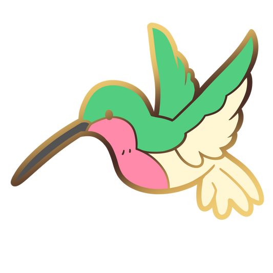 Hummingbird Enamel Pin