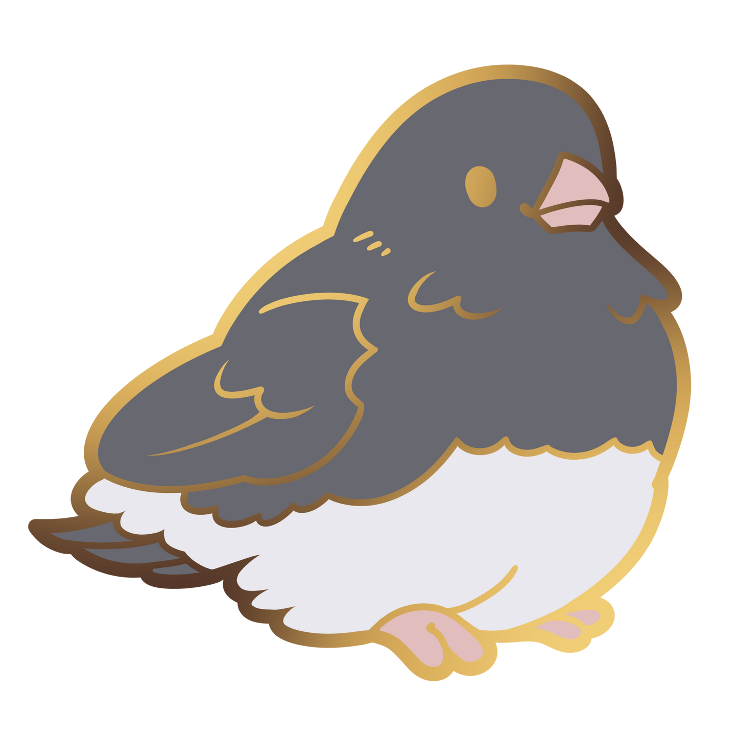 Junco Enamel Pin