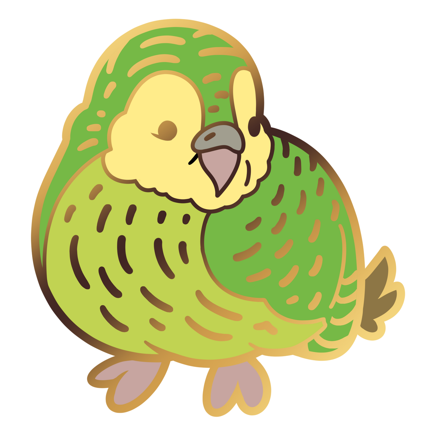 Kakapo Enamel Pin