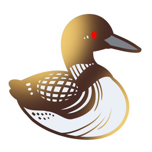 Loon Enamel Pin