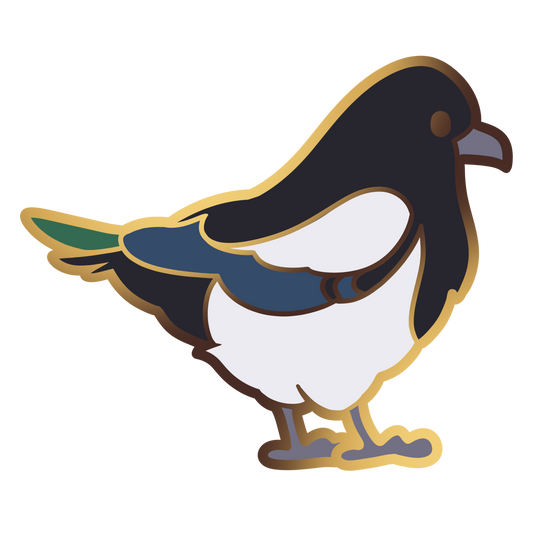 Magpie Enamel Pin