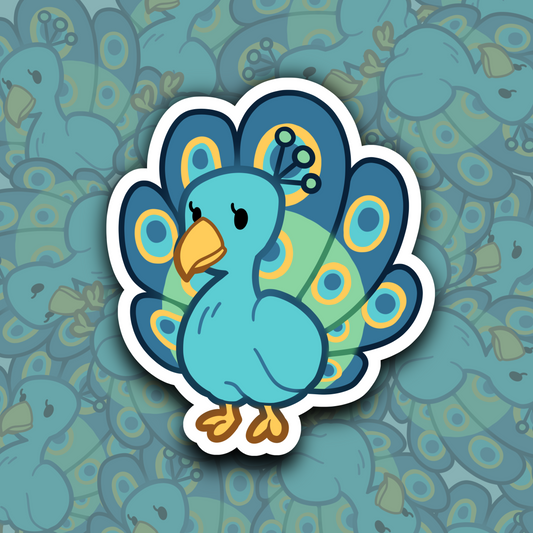 Peacock Sticker