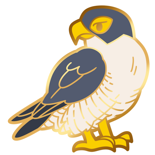 Peregrine Falcon Enamel Pin