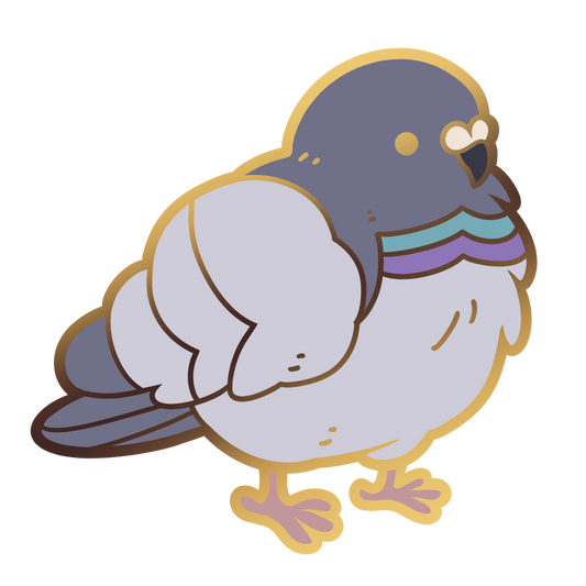 Pigeon Enamel Pin