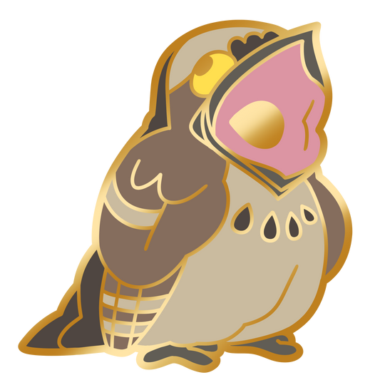 Potoo Enamel Pin