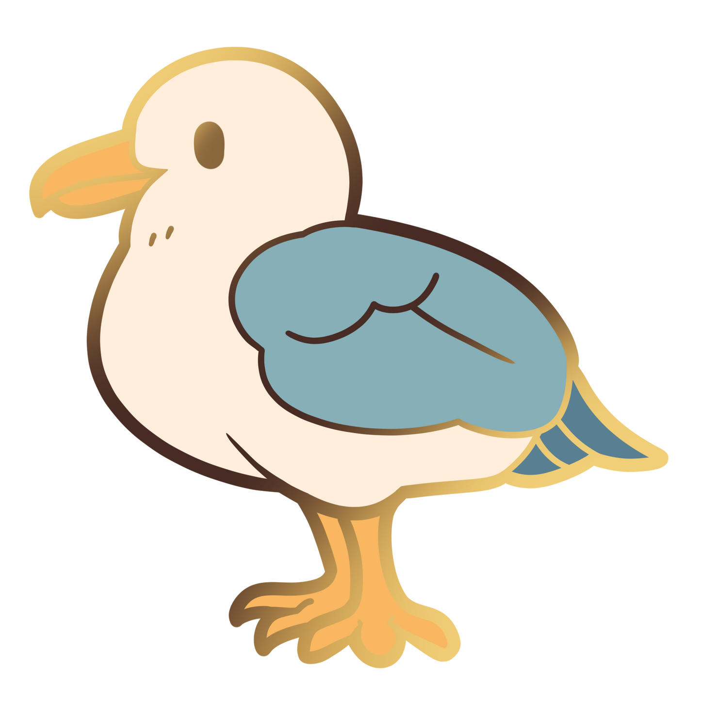 Seagull Enamel Pin