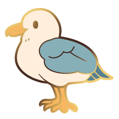 Seagull Enamel Pin