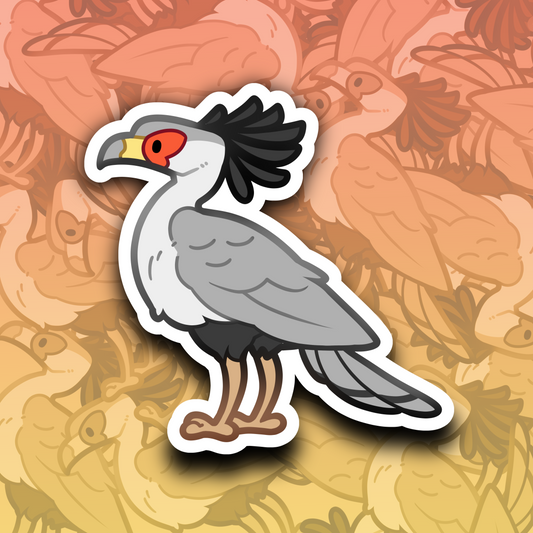 Secretary Bird Sticker