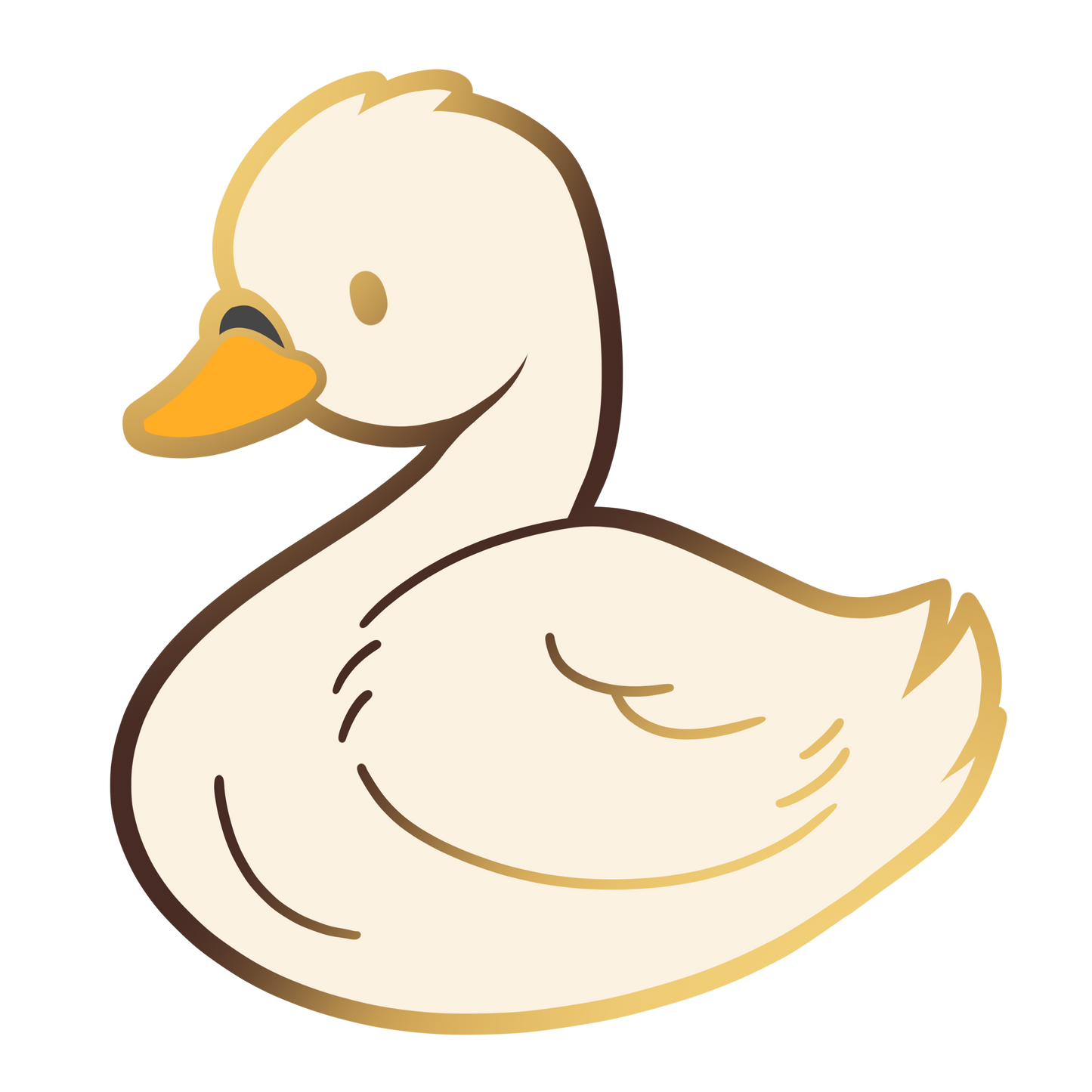 Swan Enamel Pin