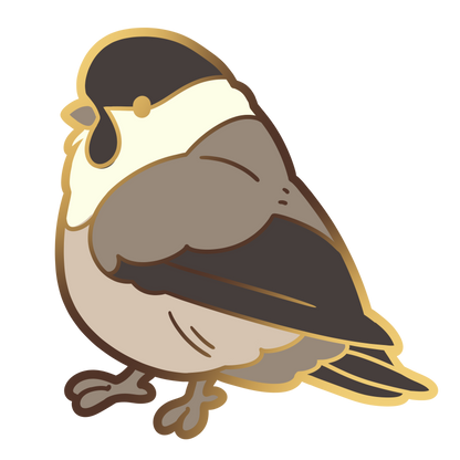 Willow Tit Enamel Pin