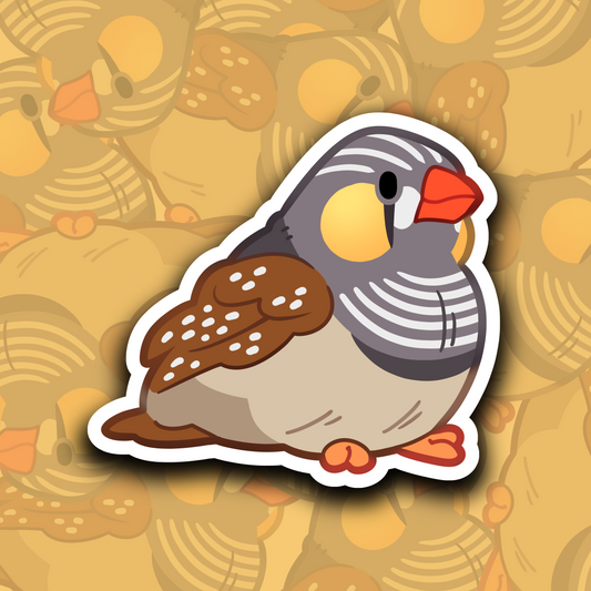 Zebra Finch Sticker