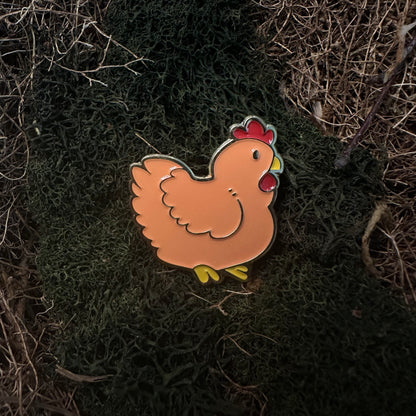 Chicken Enamel Pin