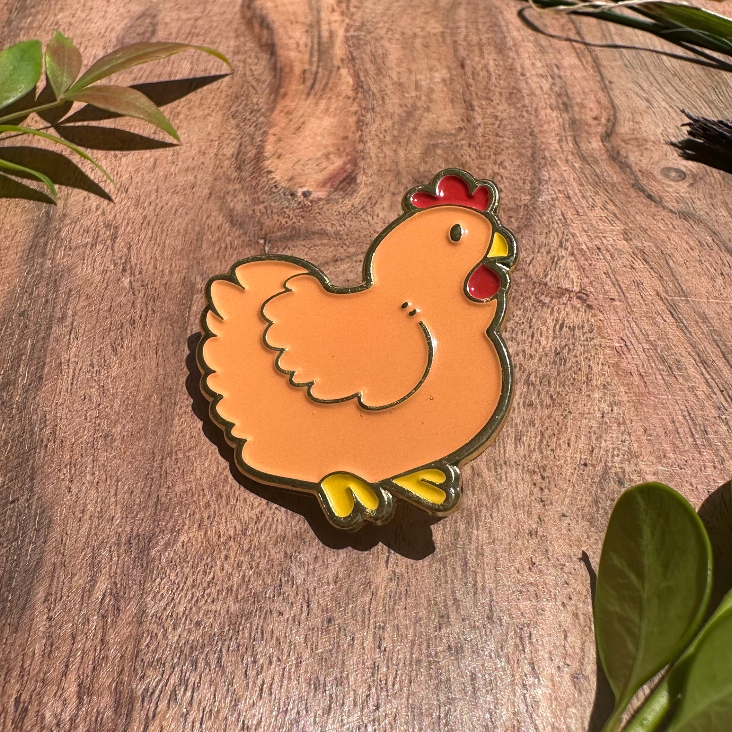 Chicken Enamel Pin