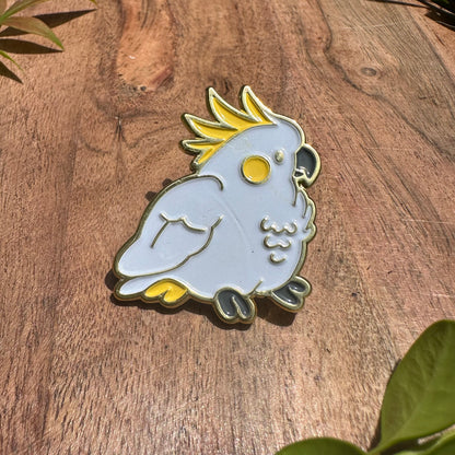 Cockatoo Enamel Pin