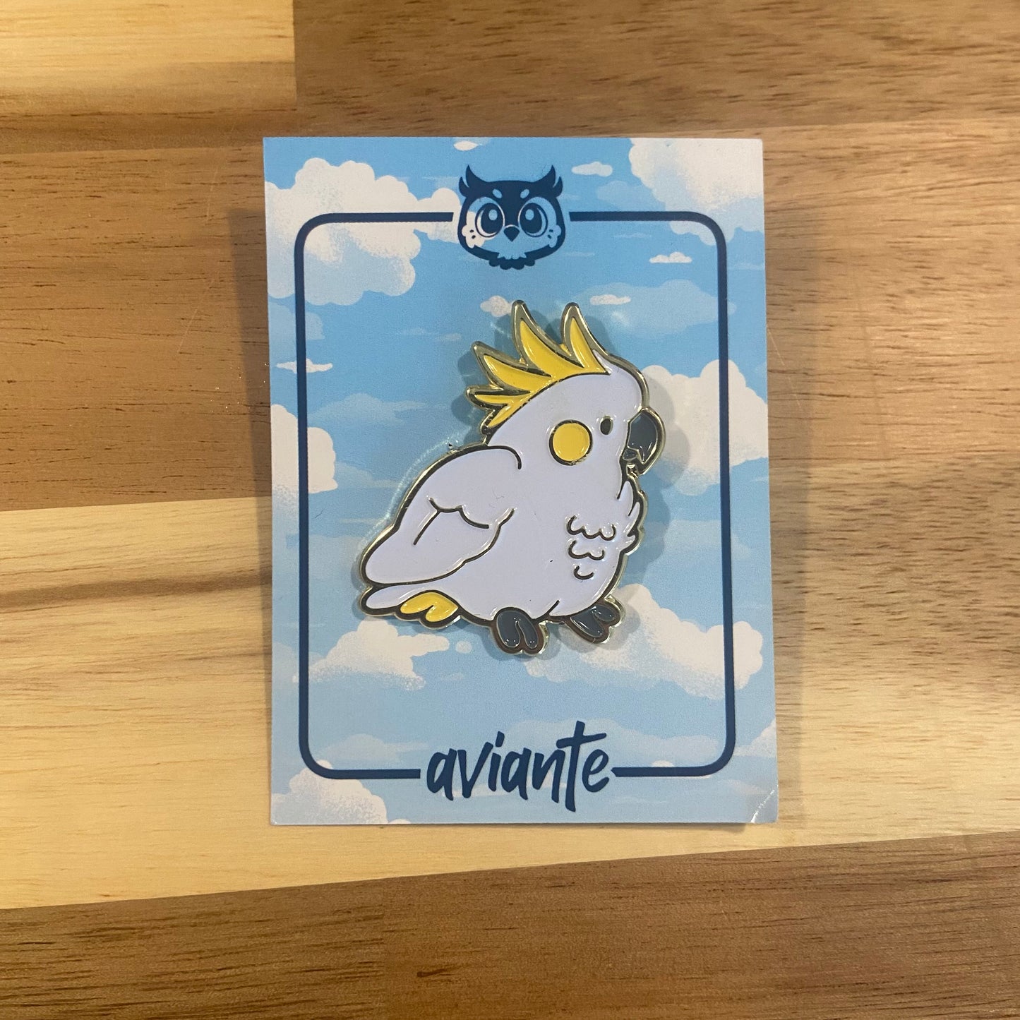 Cockatoo Enamel Pin