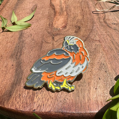 Red-Tailed Hawk Enamel Pin