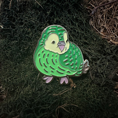 Kakapo Enamel Pin