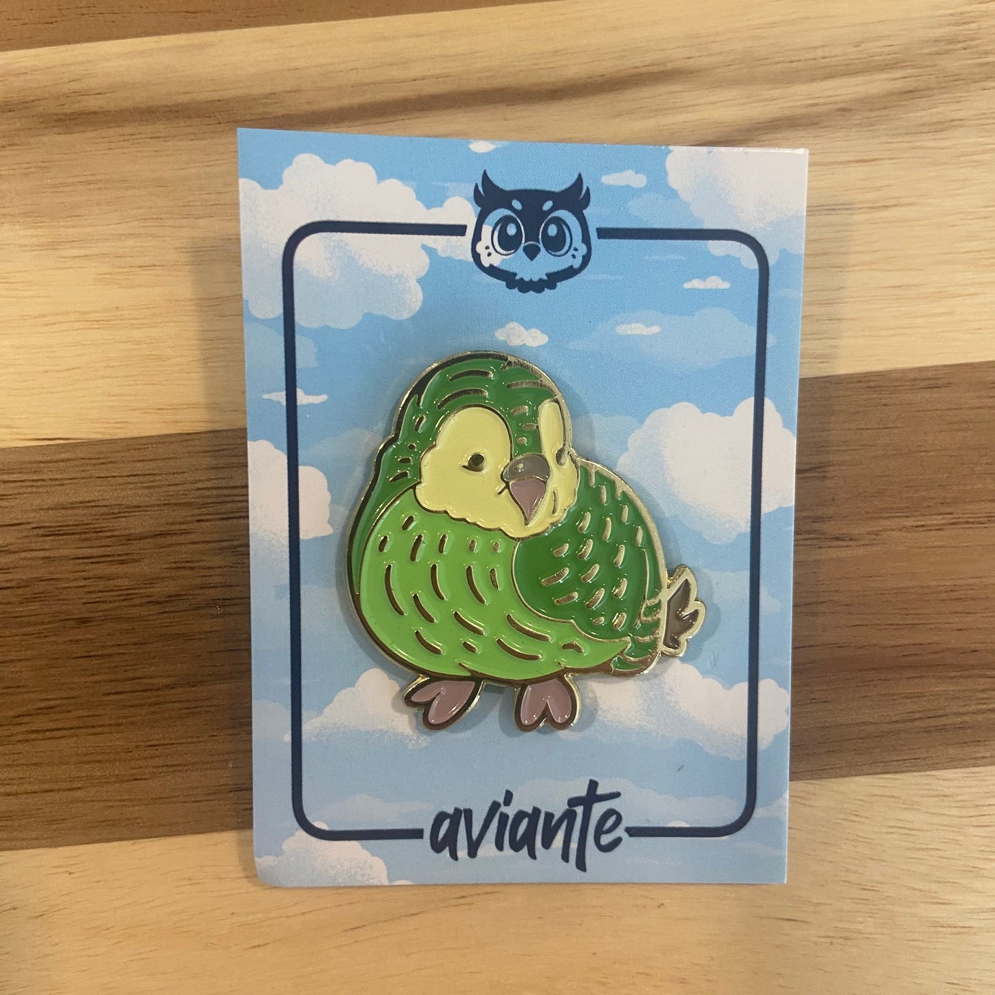 Kakapo Enamel Pin