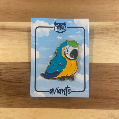 Macaw Enamel Pin