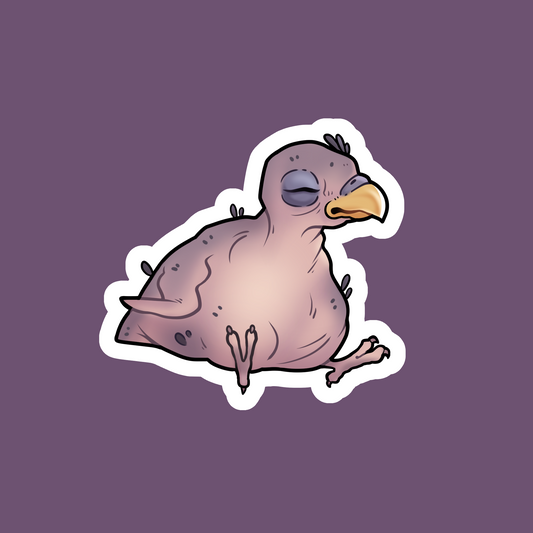 Skrunkly Bird Sticker