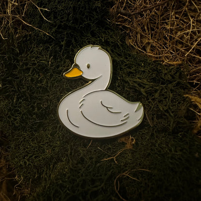 Swan Enamel Pin