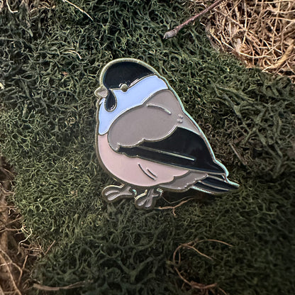 Willow Tit Enamel Pin