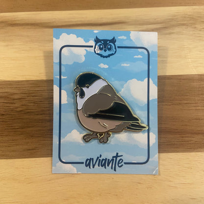 Willow Tit Enamel Pin